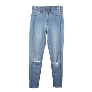 H&M Skinny High Waist Ankle Jeans